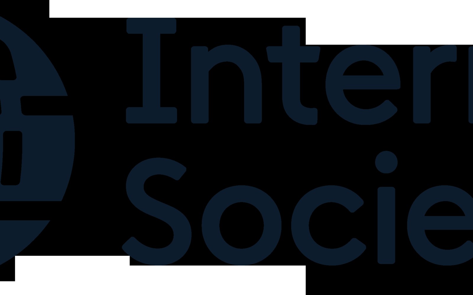 Internet Society logo with a globe icon beside partially visible text